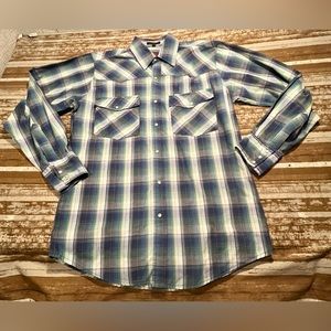 Men’s Vintage Canyon Guide Western Shirt With Pearl Snaps